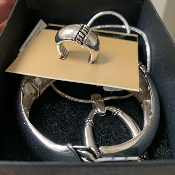 VIA NEROLI NECKLACE EARRING BRACELET SET - Picture 8 of 10